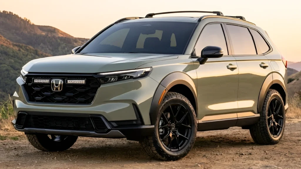 2026 Honda CR-V TrailSport – Rugged Hybrid SUV with 204HP, All-Terrain Wheels & Adventure-Ready Tech!